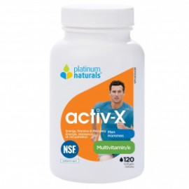 Platinum Naturals Activ-X for Men 120 Softgels