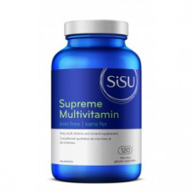 SISU Supreme Multivitamin Iron Free 120 Vegi Capsules