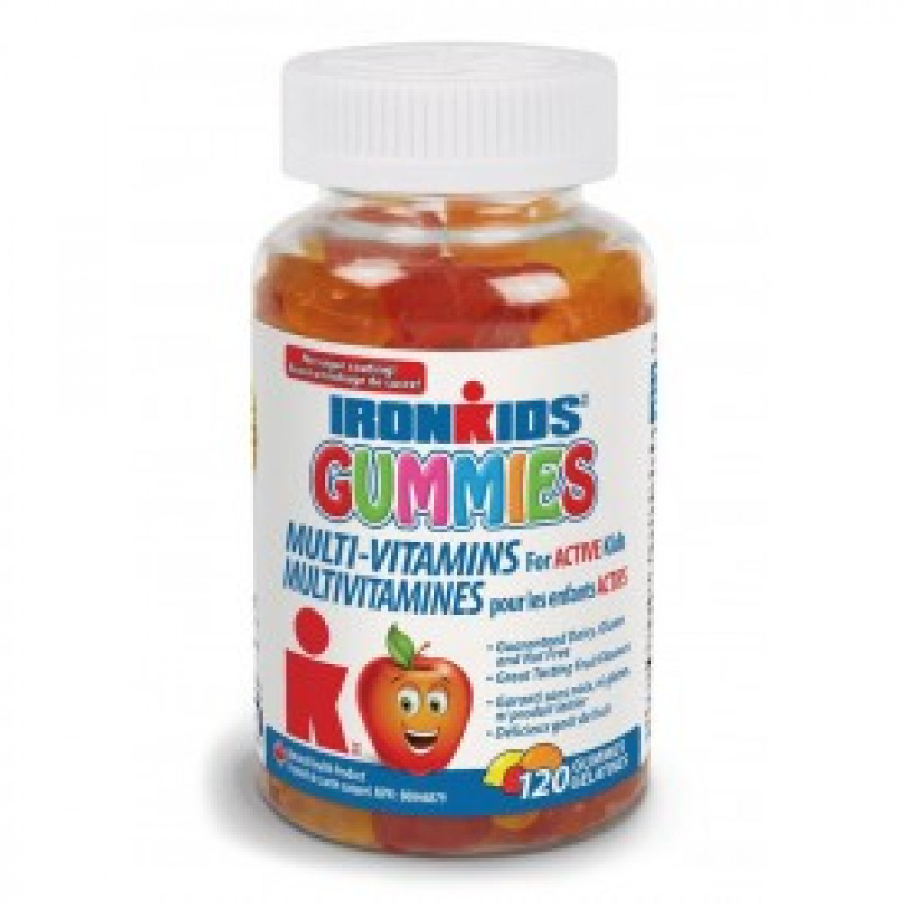 Iron Kids Multi-Vitamins Active Kids 120 Gummies