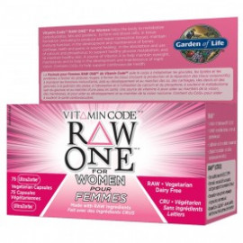 Garden of Life Vitamin Code RAW One for Women Multi 75 Vegetarian Capsules